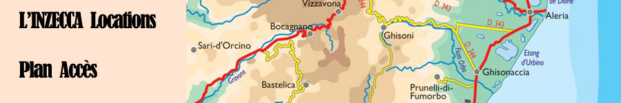 Villas Alberti, le plan d'accès